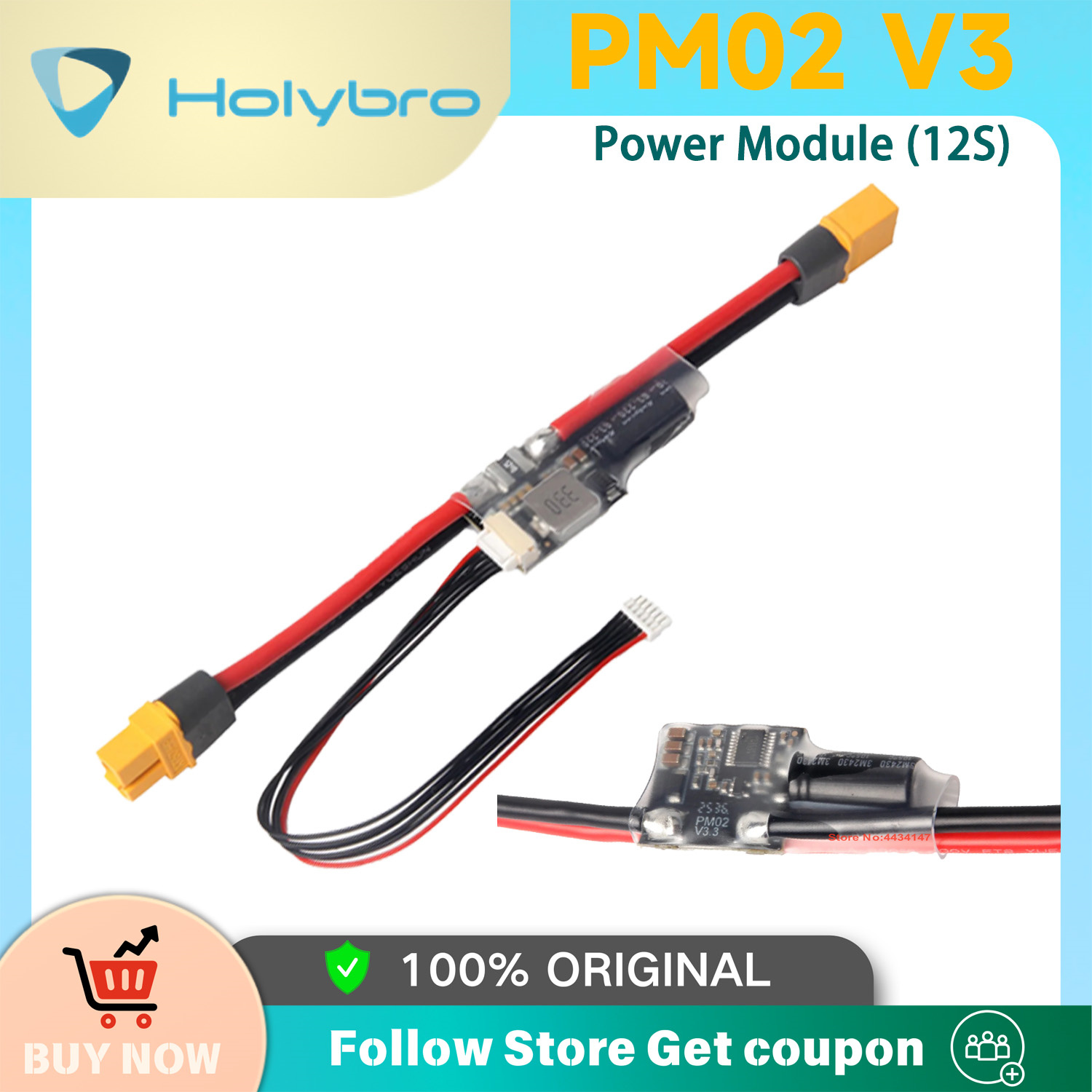 Drone Kit Hexacopter - Holybro PM02D Power Modul 2S-12S PX4