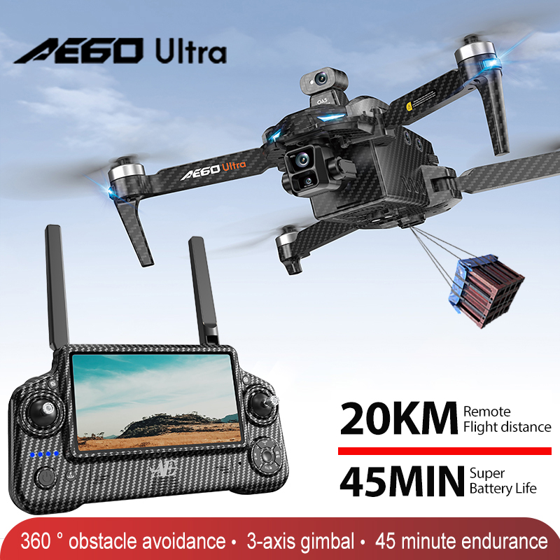 Drone Kit Professional - AE60 GPS Drone Professionelle 8K Kamera